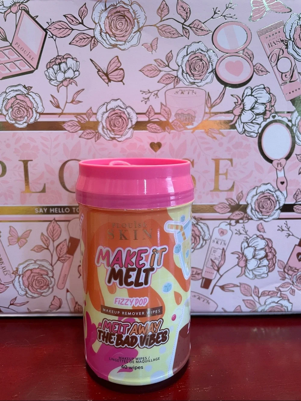 Plouise Skin Fizzy Pop Body Scrub & Makeup Melt Duo - Pink